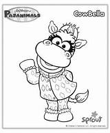 Pajanimals Coloring Pages Colouring Kids Party Birthday Parties 2nd Pjs Pajama Crafts Sproutonline Letter 1st Mom Children Cartoon Universal sketch template