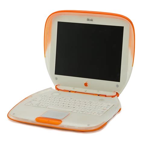 orange apple ibook laptop gil roy props