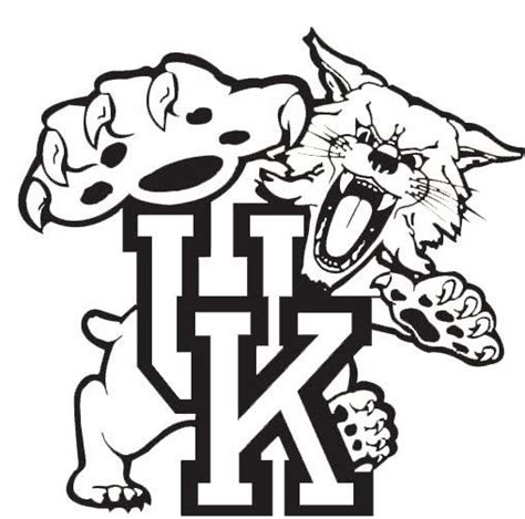 kentucky coloring page images