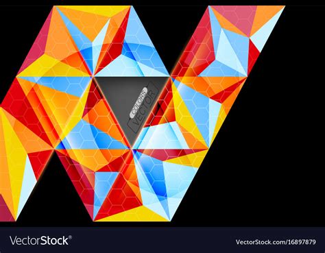 geometric shape colors royalty  vector image