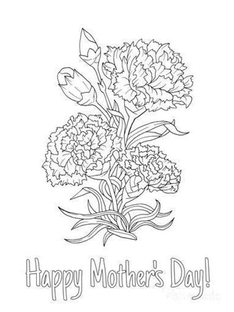 happy mothers day coloring page etsy