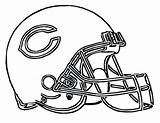 Chicago Browns Helmet Cleveland Getcolorings Clevland Giants Getdrawings sketch template