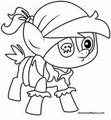 Coloring Pony Little Pipsqueak sketch template