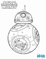 Coloring Bb8 Wars Star Robot Bb Pages Template sketch template