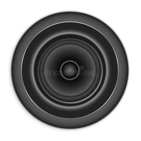 black speaker stock  image