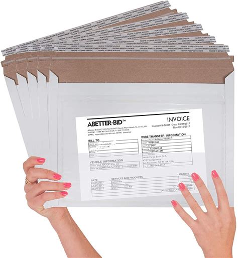 seal rigid photo mailers stay flats envelopes