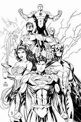 Superhero Justicia Avengers Leauge Damian Comicvine Nauck Acquaman His Coloringpagesfortoddlers sketch template