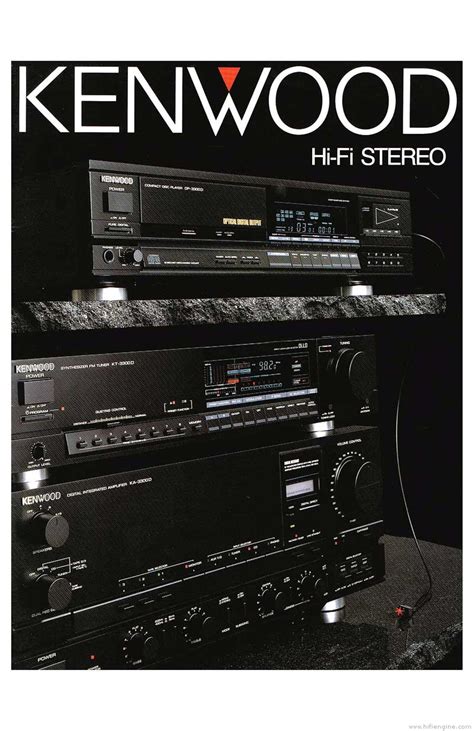 kenwood  fi stereo product catalogue hifi engine