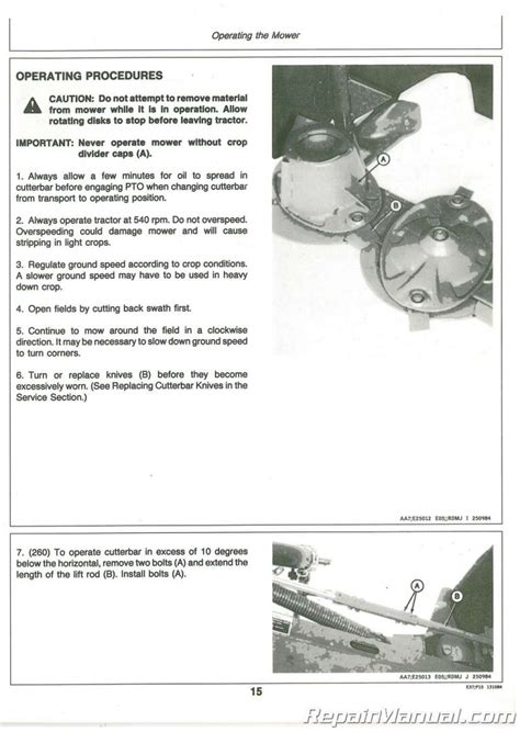 john deere    rotary disk mowers operators manual