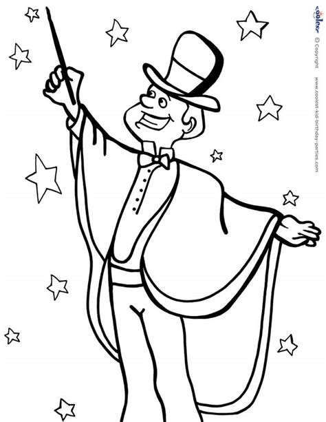 printable magic coloring page  coolest  printables