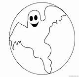 Ghost Coloring Pages Coloring4free Moon Related Posts sketch template