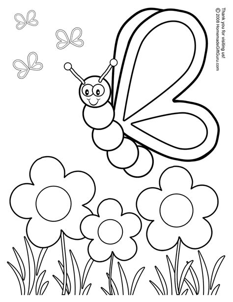 butterfly  flowers coloring pages silly butterfly coloring page