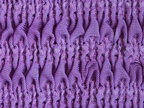 warp knitted fabrics  seersucker effect