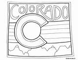 Coloring Colorado Pages States United Pennsylvania Dutch Doodle Alley Hex Signs Sheets Flag Color Printable Classroom Rockies Usa Doodles Getcolorings sketch template