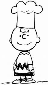Charlie Brown Chef Thanksgiving Peanuts Clipart Coloring Pages Snoopy ブラウン チャーリー スヌーピー Cartoon Characters Comic Color Butternut Bread Baseball Brian sketch template