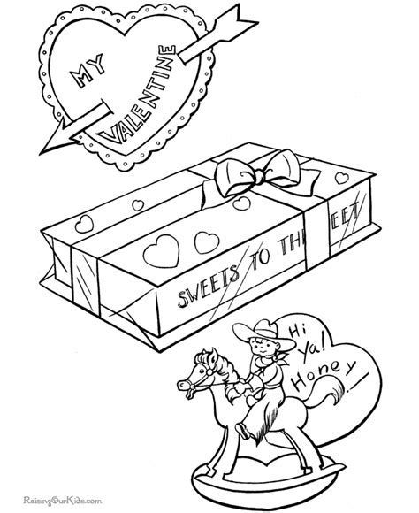 st valentine coloring page
