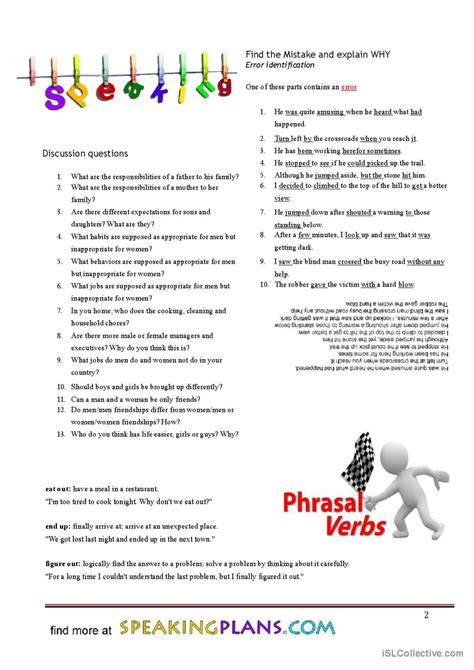 gender roles english esl worksheets pdf and doc