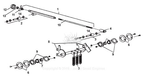 bluebird sc   parts diagram  blade depth control
