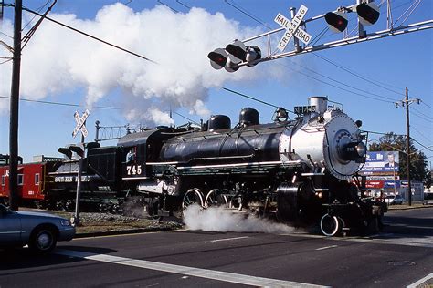 railroad steam engine sp  restored sptno  mikado flickr