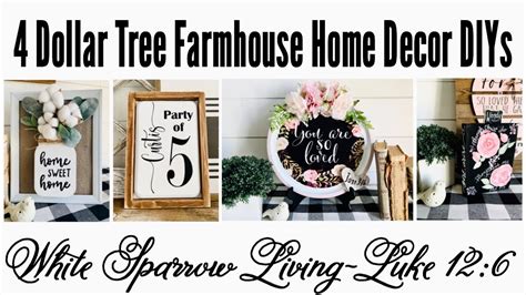farmhouse dollar tree diys home decor projects youtube