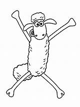 Coloring Shaun Sheep Pages Kids Cartoons Geronimo Ahsoka Stilton sketch template