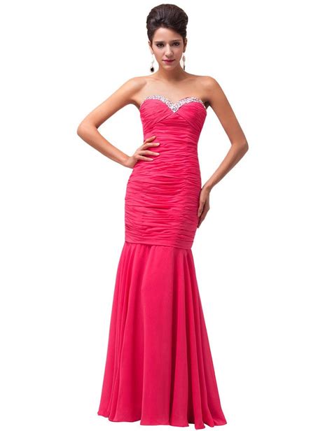 grace karin strapless chiffon ball gown evening dress  amazon womens clothing store