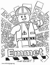 Coloring Lego Pages Movie Emmet Colouring Sheets Kids Color Printable Printables Pieces Emmett Print Party Sheet Board Fun Kleurplaat Comments sketch template