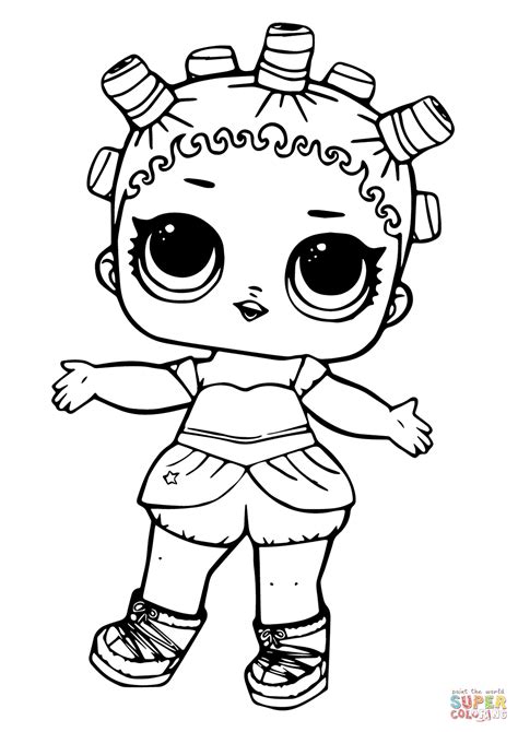 lol doll cosmic queen coloring page  printable coloring pages