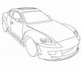 Mazda Coloring Pages Rx Miata Color Drawing Printable Supercoloring Template Getcolorings Choose Board Print Sketch sketch template