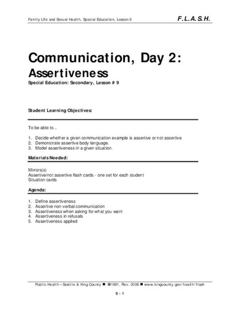 assertive communication worksheet preschool printable sheet