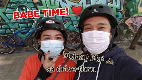 Babe Time Biglang Liko Sa Drive Thru Youtube