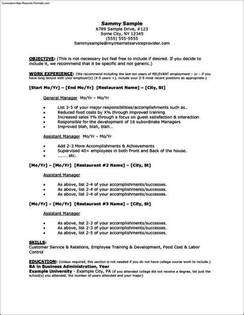 professional job resume template  samples examples format