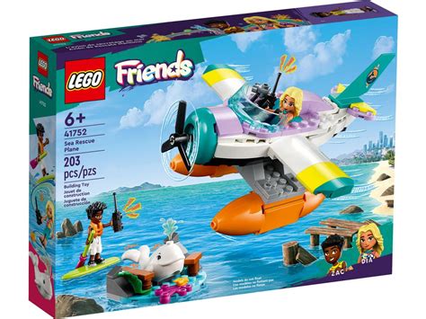 lego friends  reddingsvliegtuig op zee