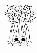 Celery Coloring Pages Shopkins Drawing Step Super Draw Tutorials sketch template