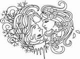 Coloring Persephone Hades Pages Pattern Embroidery Choose Board Tattoo Drawing sketch template