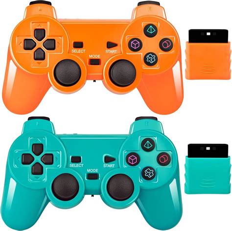 amazoncom wireless controller  compatible  sony playstation  ps orangegreen