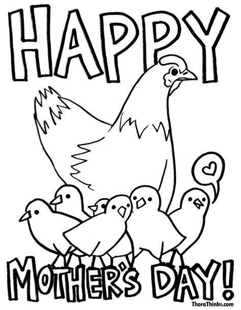 coloringfree printable happy mothers day coloring pages