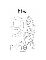 Nine Coloring Change Template sketch template