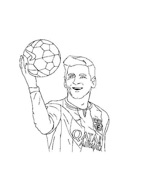 messi coloring pages