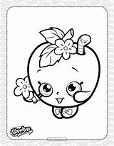 Shopkins sketch template