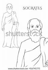 Aristotle Pencil Template Greek Ancient sketch template