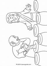 Jesus Miracle First Cana Wedding Coloring Pages Kids Bible sketch template