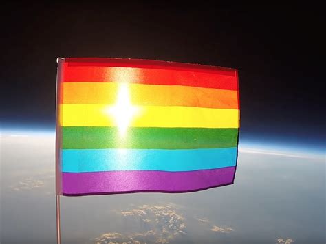 The First Lgbt Pride Flag Has Been Launched Into Space The Independent