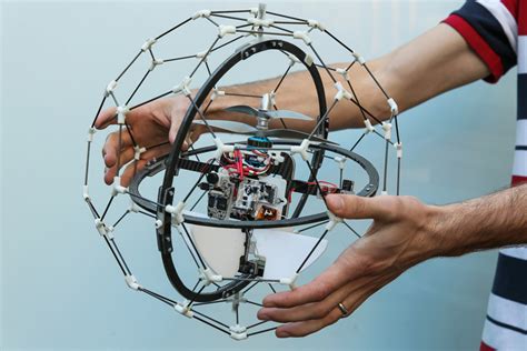 lightweight flyability gimbal drone  resistant  collisions