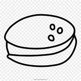 Hamburger Boyama sketch template