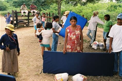Magdalena District Oristunna Relief Goods Being Distributed At A