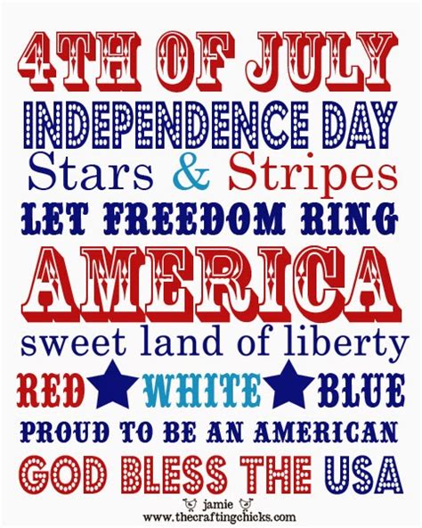 amys daily dose  fourth  july printables