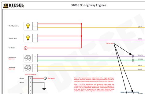 cat  engines mm ws ecm wire diagram