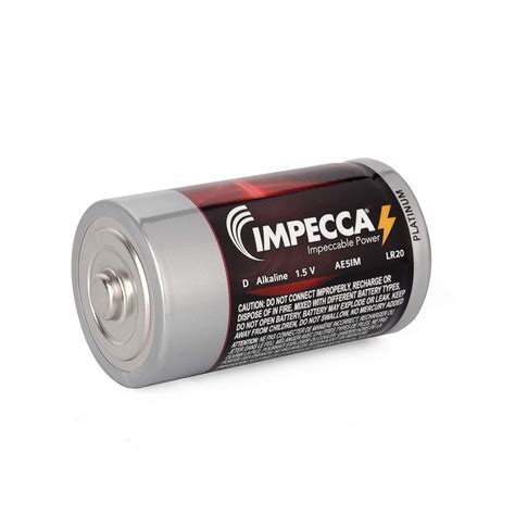 Impecca D Batteries 18 Pack High Performance All Purpose Size D