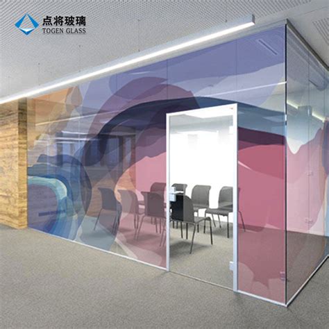 China Large Flat Digital Printing Decorative Glass For